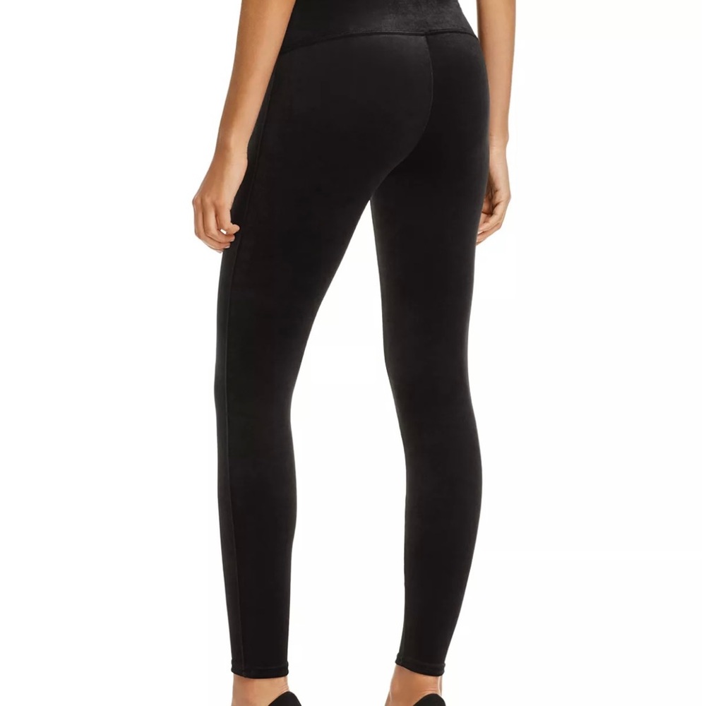 SPANX High Black waisted Velvet Leggings